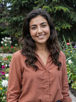 Ani, 25, Armenian woman from Vanadzor in botanical garden setting, looking for genuine love connection