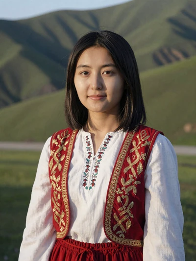 Nurzat, 24, Kyrgyz woman from Osh near Sulaiman-Too mountain, interested in serious international relationship