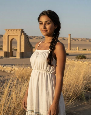 Dürli, 27, Turkmen woman from Tejen near ancient ruins, looking for lifelong partner