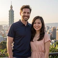 David and Mei-Lin, international couple who met through Asian iDatingZone Taiwanese women dating