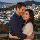 Michael and Soyeon, American-Korean couple who met through Asian iDatingZone Korean women dating platform