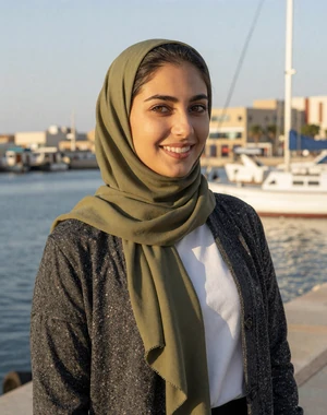 Salma, 24, Yemeni woman from Aden near harbor promenade, interested in serious international relationship