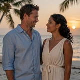 David and Aminath, international couple who met through Asian iDatingZone Maldivian women dating