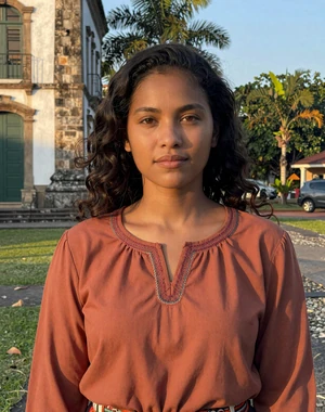 Ana, 28, Timorese professional woman from Baucau near colonial architecture, interested in serious cross-cultural dating