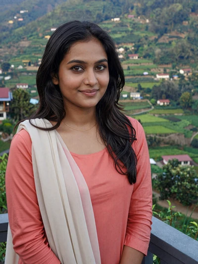 Roshani, 32, Nepali Brahmin woman from Butwal with valley view, seeking lifelong partner