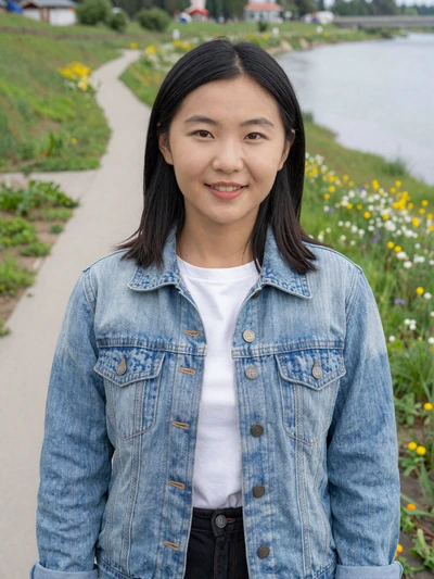 Nomin-Erdene, 28, Mongolian woman from Sukhbaatar on riverside walk, looking for meaningful relationship