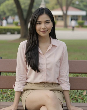 Ornicha, 25, Thai woman from Khon Kaen on campus, interested in cross-cultural relationship