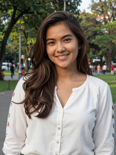 Angelica, 26, Filipina woman from Manila at Rizal Park, seeking genuine international connection on iDatingZone