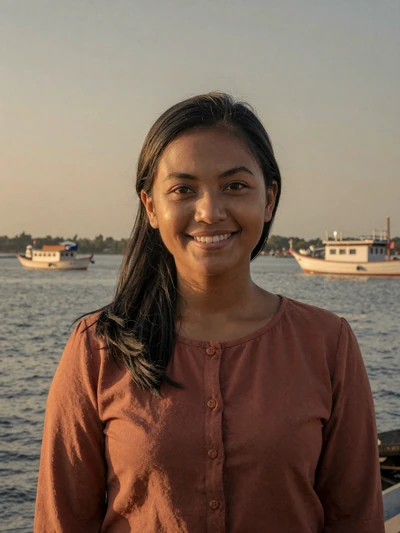 Anisa, 28, Indonesian woman from Makassar near waterfront, seeking genuine international relationship