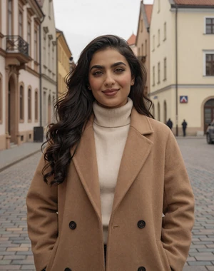 Parisa, 28, Afghan-German woman from Hamburg on European street, open to international dating