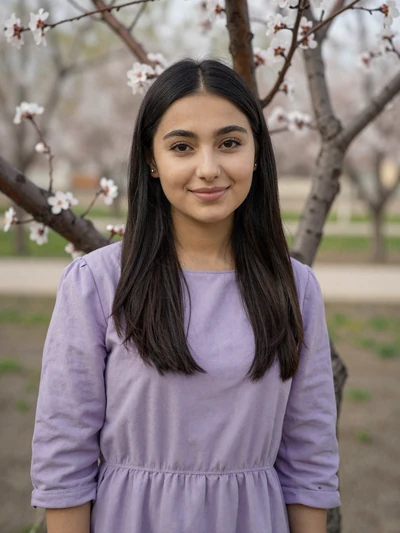 Sitora, 23, Tajik woman from Kulob in apricot garden, looking for genuine love and lasting partnership